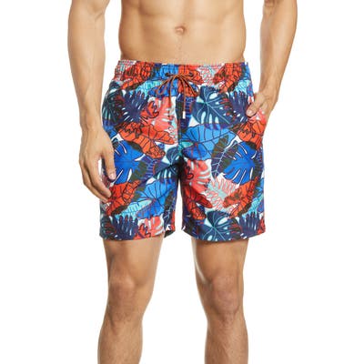 Bugatchi Swim Trunks, Blue