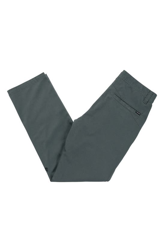 Shop Volcom Frickin Modern Stretch Pants In Dark Slate