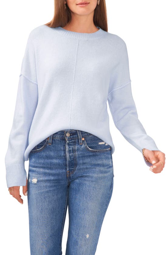 Vince Camuto Plus Size Crewneck Sweater In Frozen