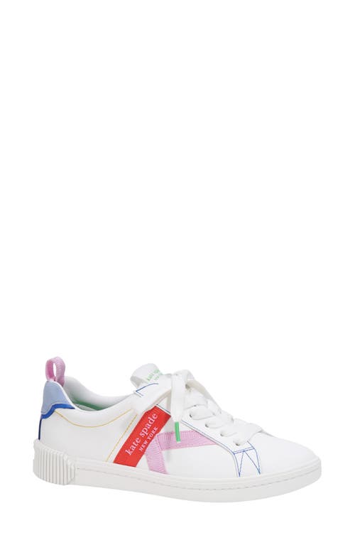 Kate Spade Signature Sneakers In True White/n Str Mlti