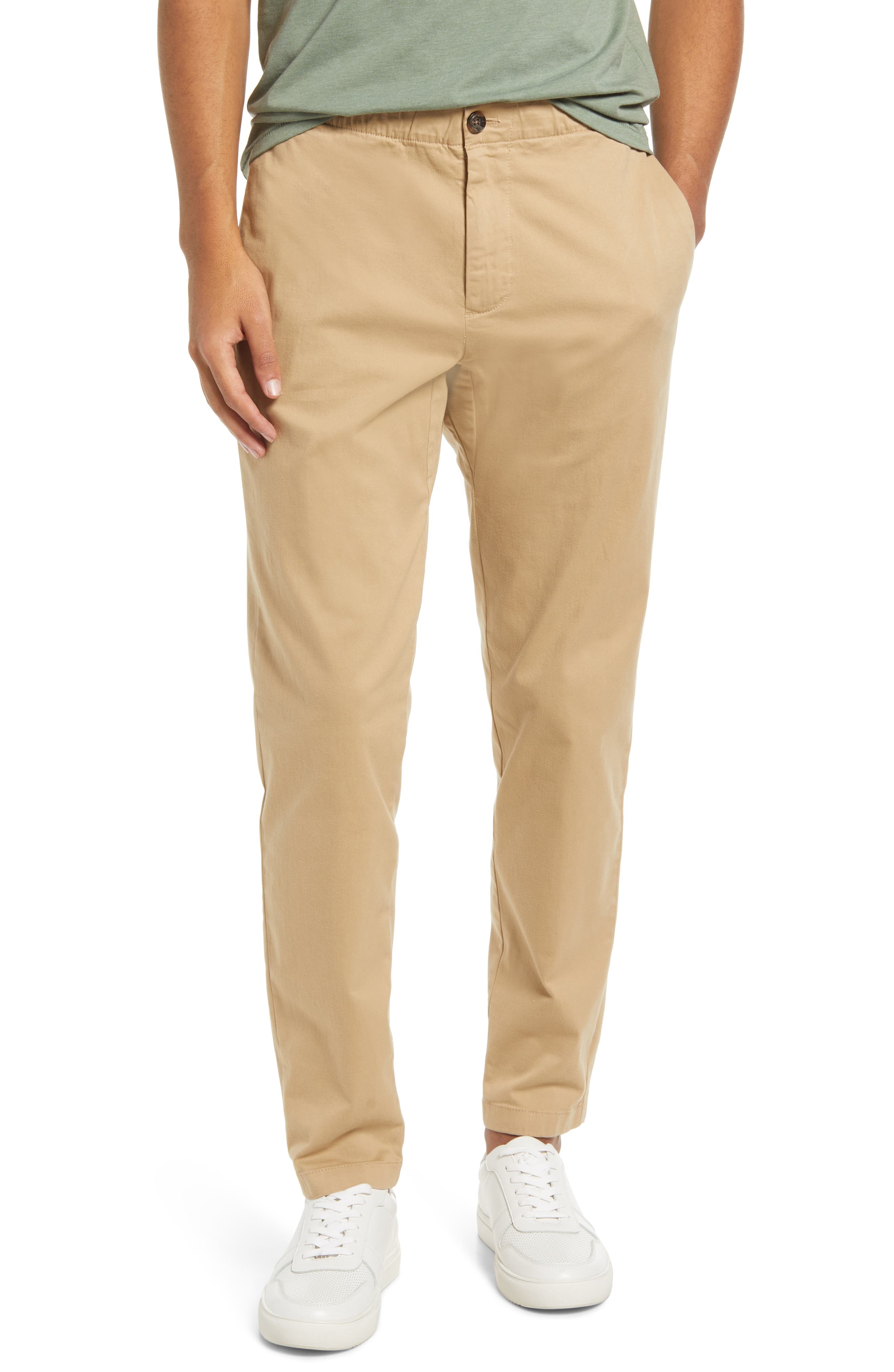 tan pants outfit men