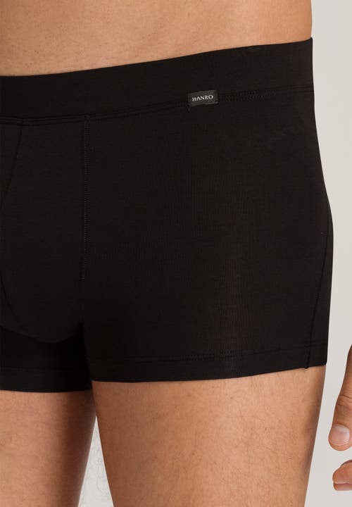 Hanro Natural Function Tencel Boxer Brief In Black