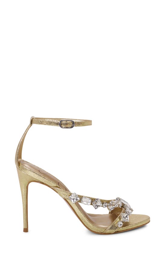 Jessica Simpson Raela Ankle Strap Sandal In Gold
