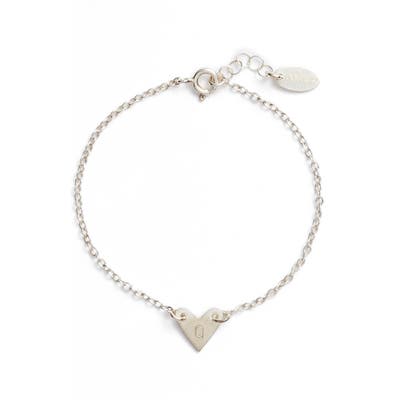 Nashelle Initial Heart Bracelet