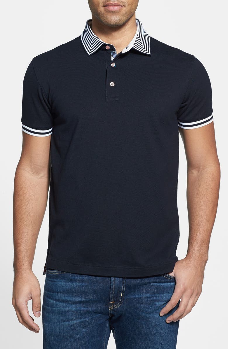 Robert Graham 'Axel' Tailored Fit Polo Shirt | Nordstrom