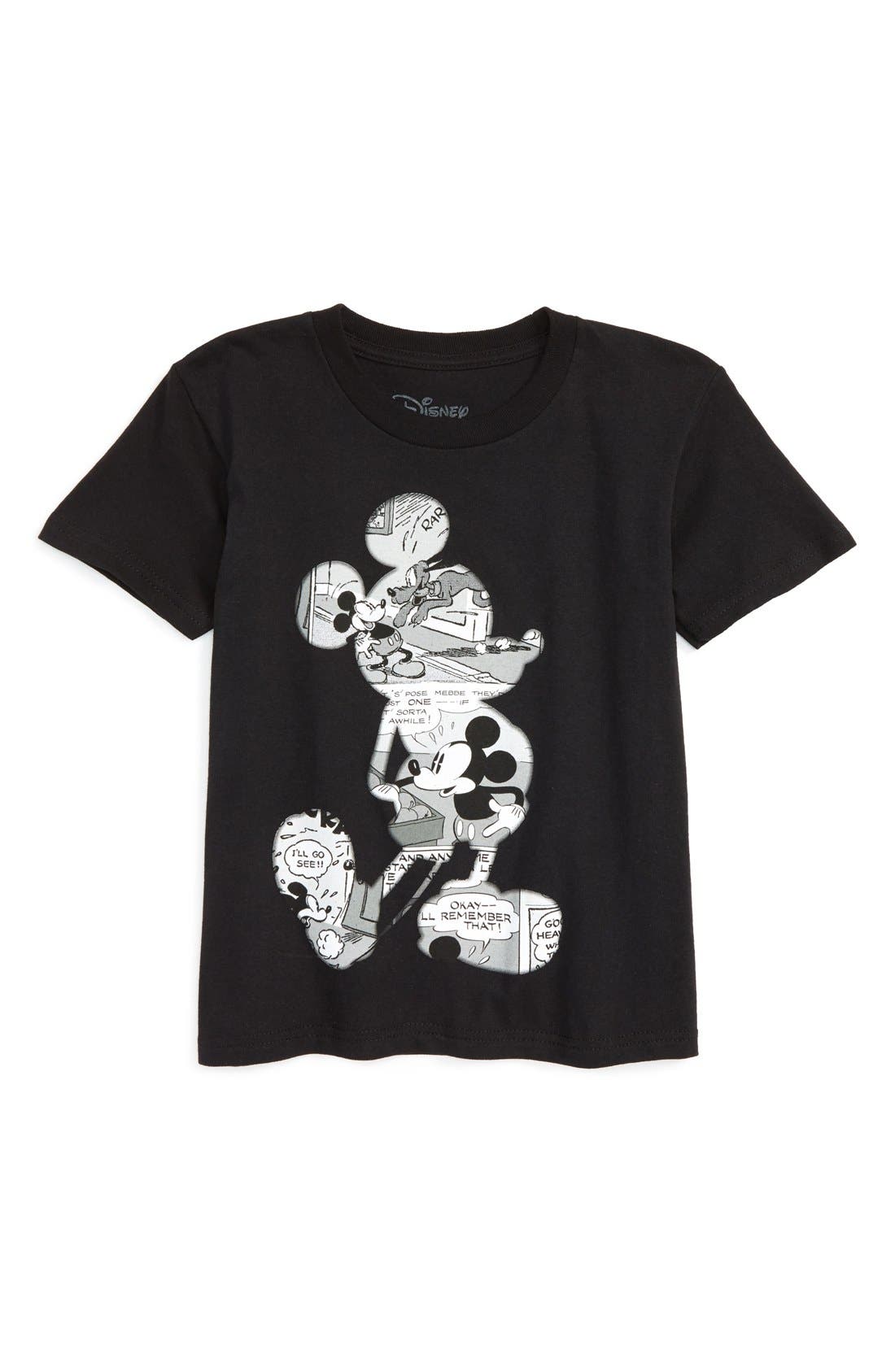 mickey mouse silhouette shirt