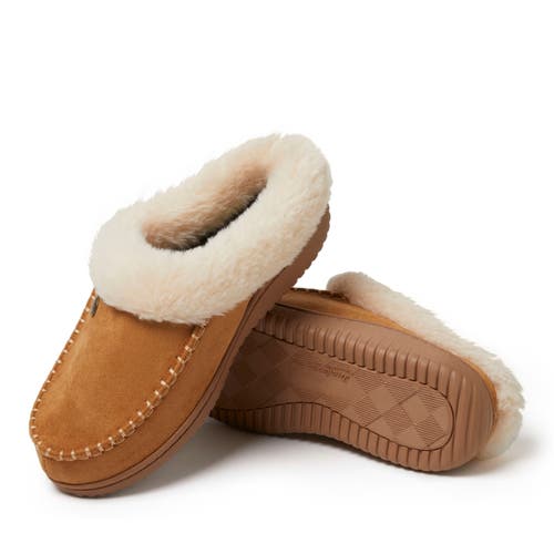 Dearfoams Women's Atley Clog Slipper In Whiskey