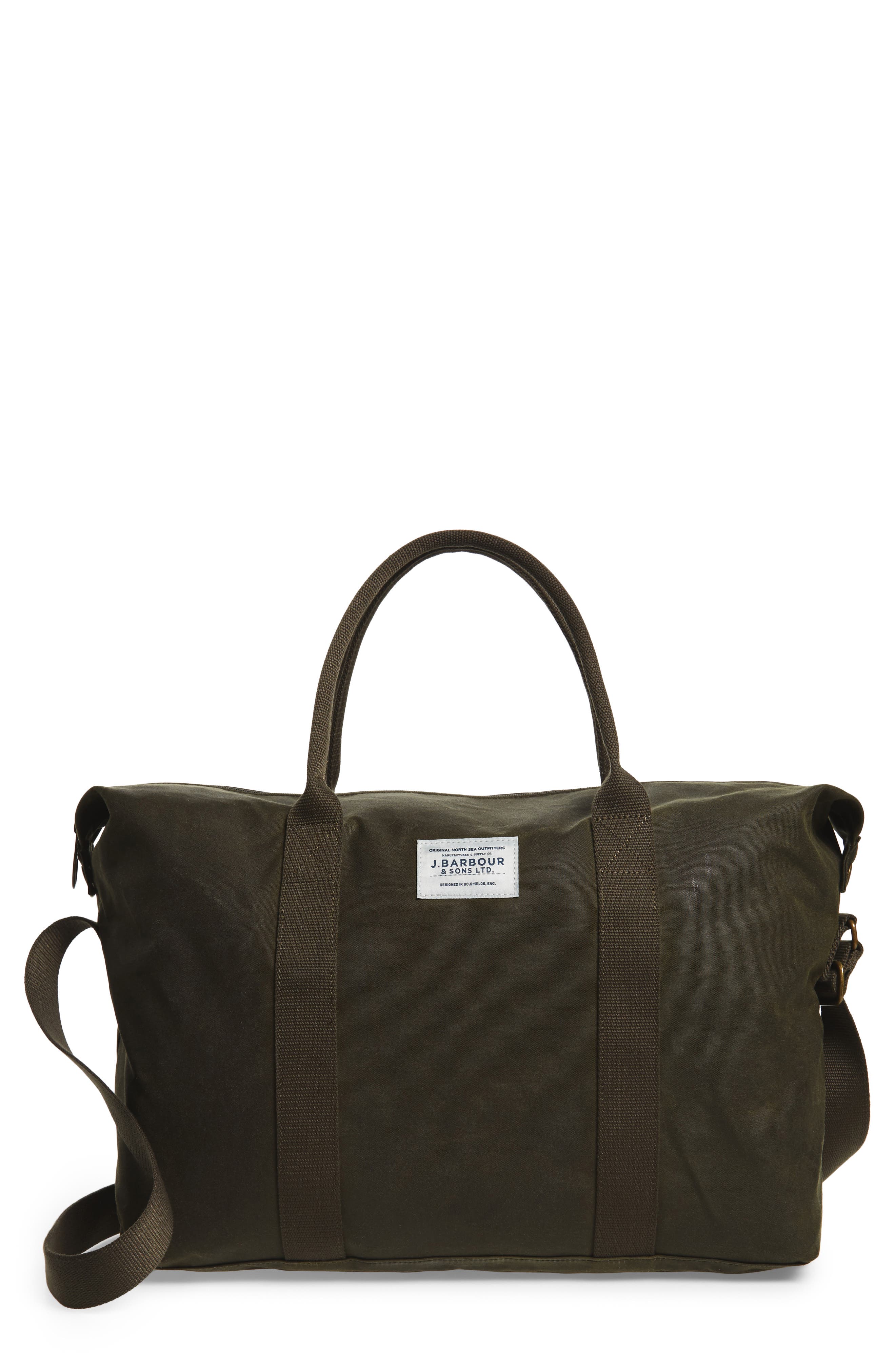 barbour archive holdall