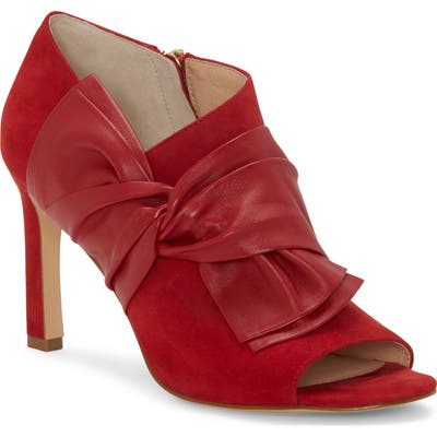 Louise Et Cie Idola Open Toe Bootie, Red