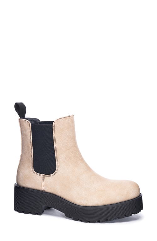 Dirty Laundry Maps Chelsea Boot Natural Faux Leather at Nordstrom,