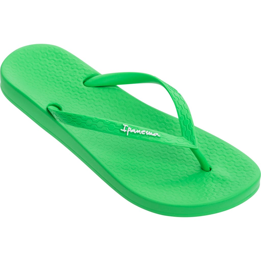 Ipanema Ana Colors Flip Flop In Green/lime