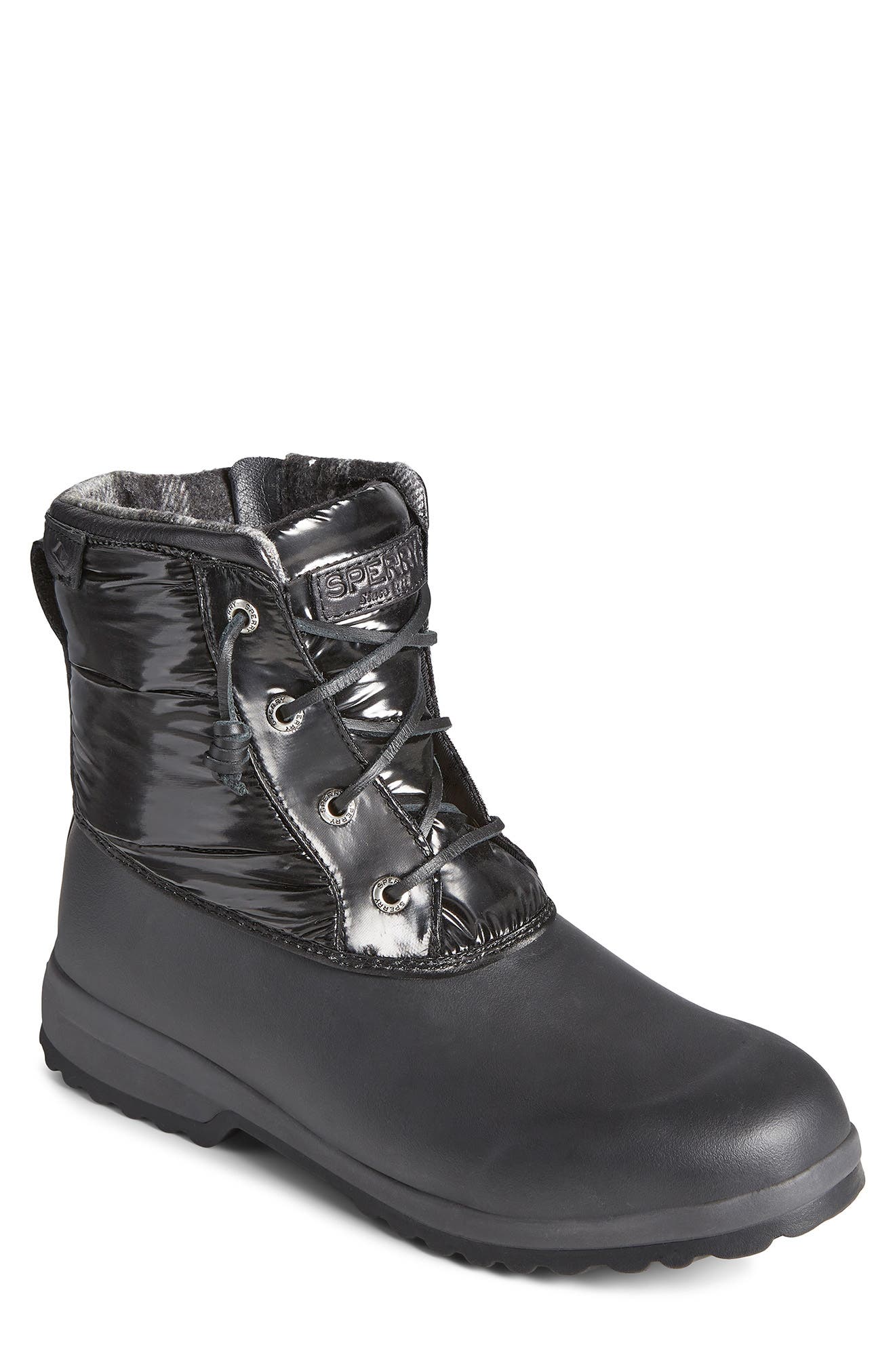 sperry snow boots womens black