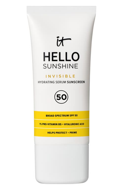 Hello Sunshine Invisible Face Sunscreen SPF 50 in Sheer