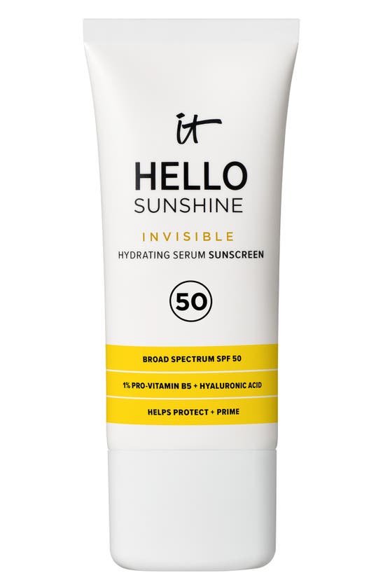 Shop It Cosmetics Hello Sunshine Invisible Face Sunscreen Spf 50, 1.7 oz In Sheer