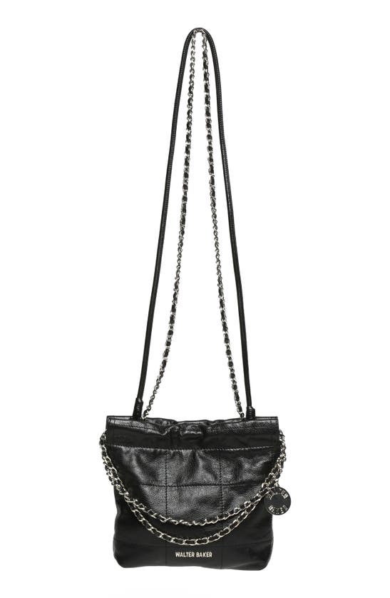 Shop Walter Baker Cleo Mini Crossbody Bag In Black