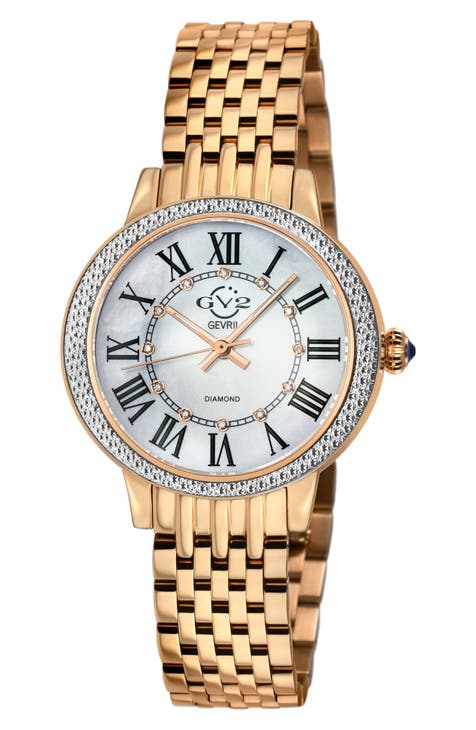 Astor III Diamond Swiss Bracelet Watch, 34mm - 0.06 ctw
