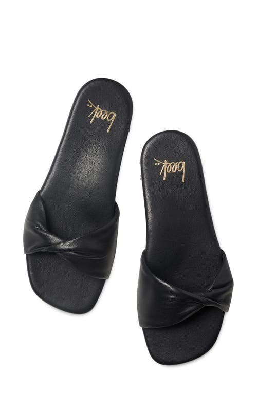 Shop Beek Whipbird Slide Sandal In Black/black