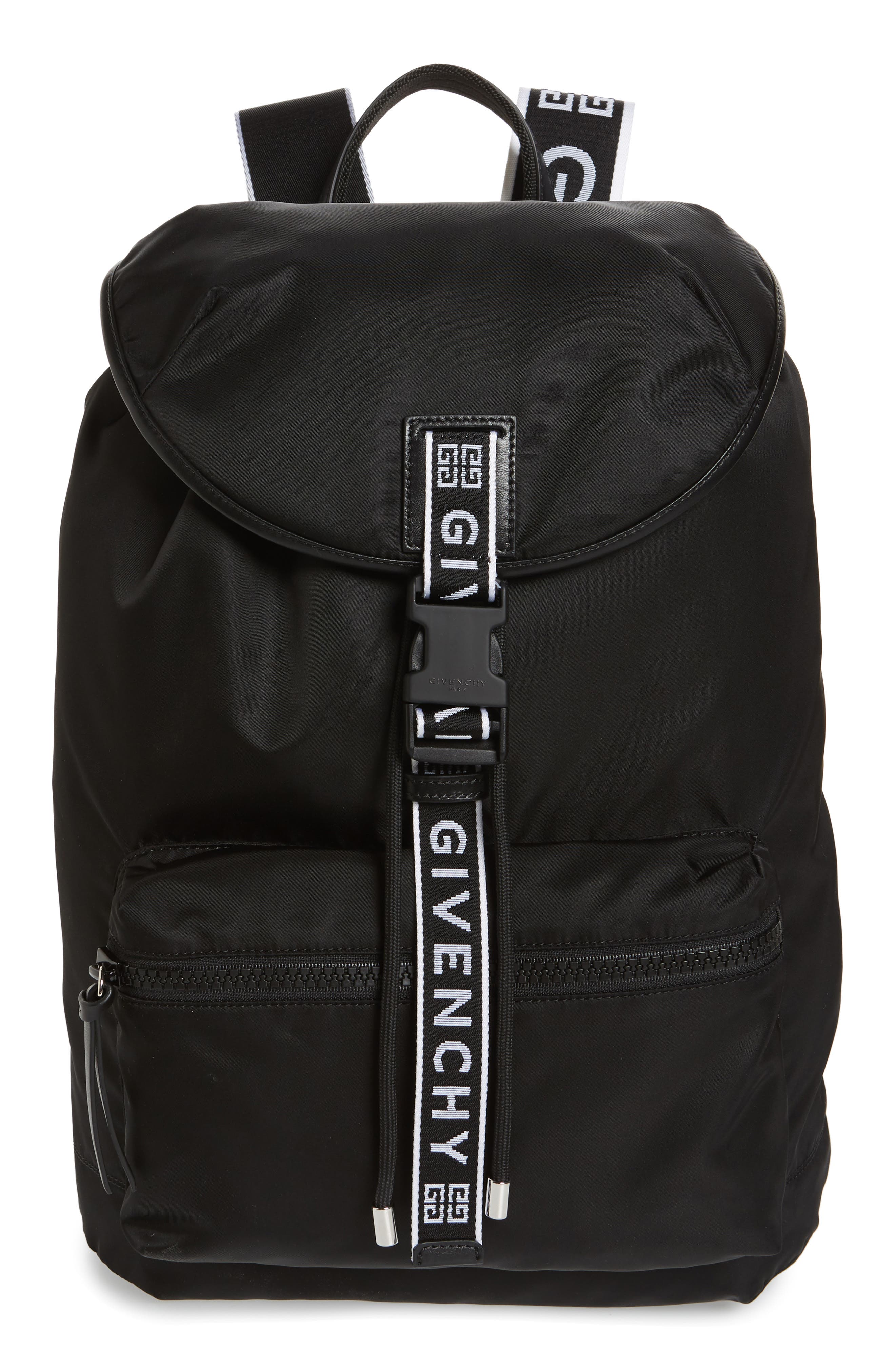 Givenchy Light 3 Black Nylon Backpack 