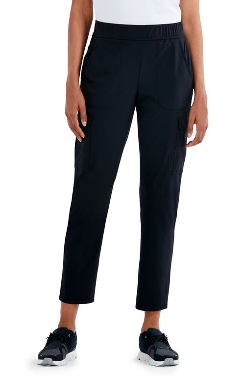 NZ ACTIVE by NIC+ZOE NZ Active Tech Stretch Cargo Pants in Black Onyx