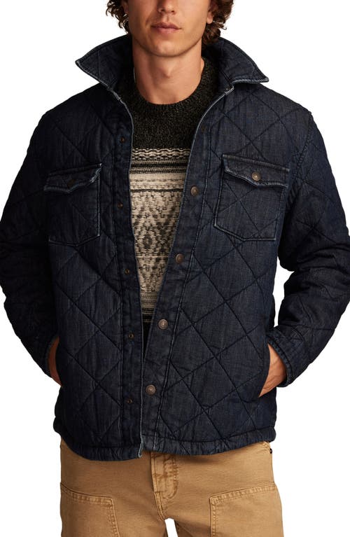 Shop Lucky Brand Renwick Quilted Denim Jacket