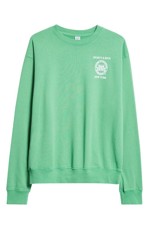 Shop Sporty And Rich Sporty & Rich Ny Resort Sweatshirt In Verde