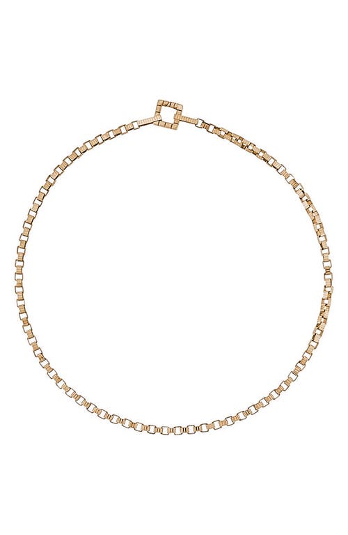 IVI Los Angeles Slim Signore Chain Choker in Yellow Gold at Nordstrom, Size 16