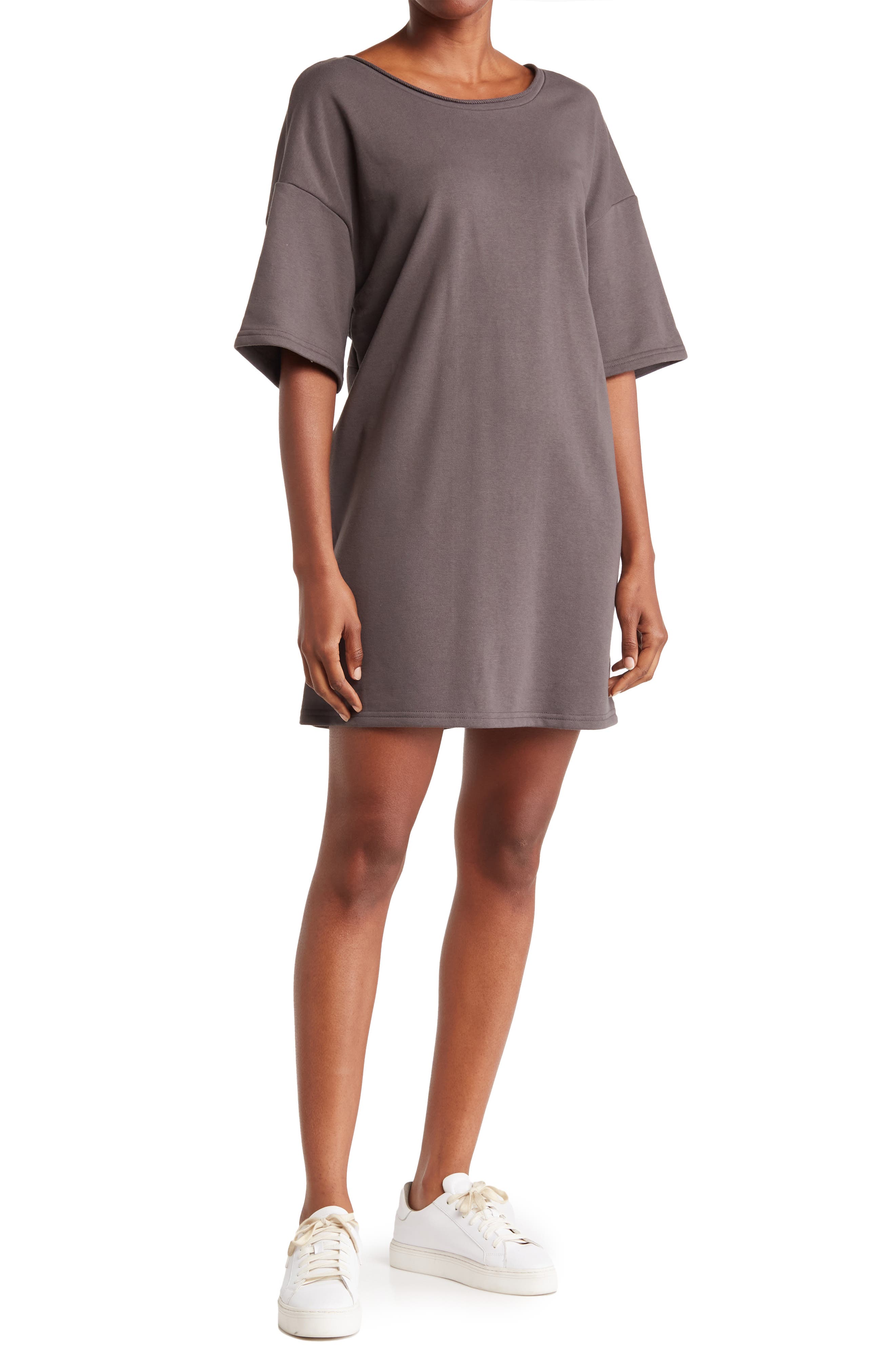 Gray shirt dress Clearance