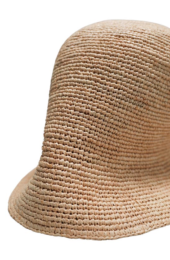 Shop & Other Stories St. Foskros Straw Cloche Hat In Beige Dusty Light