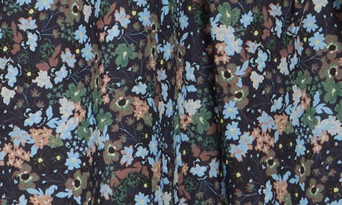 Joie Cecarina Printed Blouse In Navy Blazer Multi