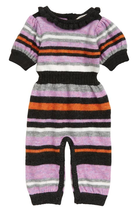 Stripe Ruffle Jumpsuit (Baby)