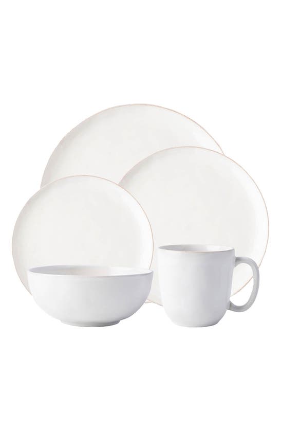 Juliska Puro Coupe 5-piece Place Setting In Whitewash