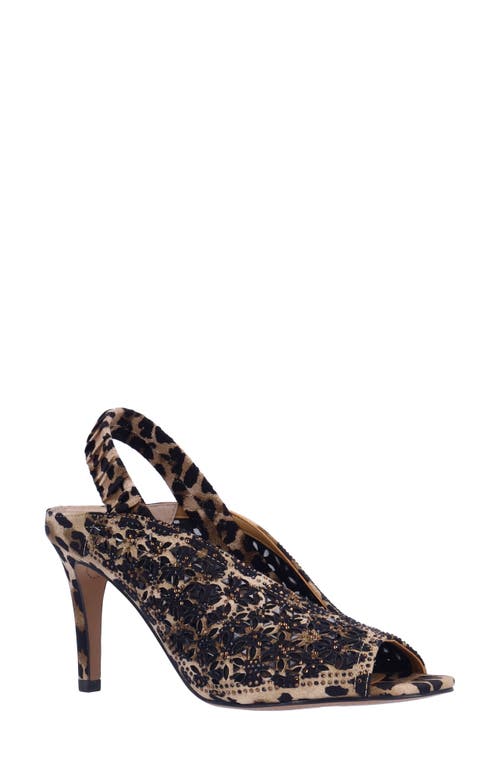 Shop J. Reneé Odila Slingback Sandal In Brown/black