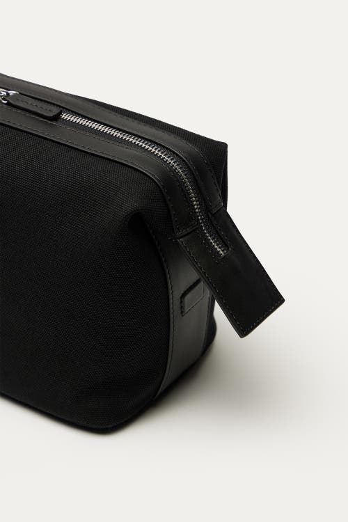 Want Les Essentiels De La Vie Want Les Essentiels Kenyatta Organic Cotton Canvas Toiletry Bag In Black