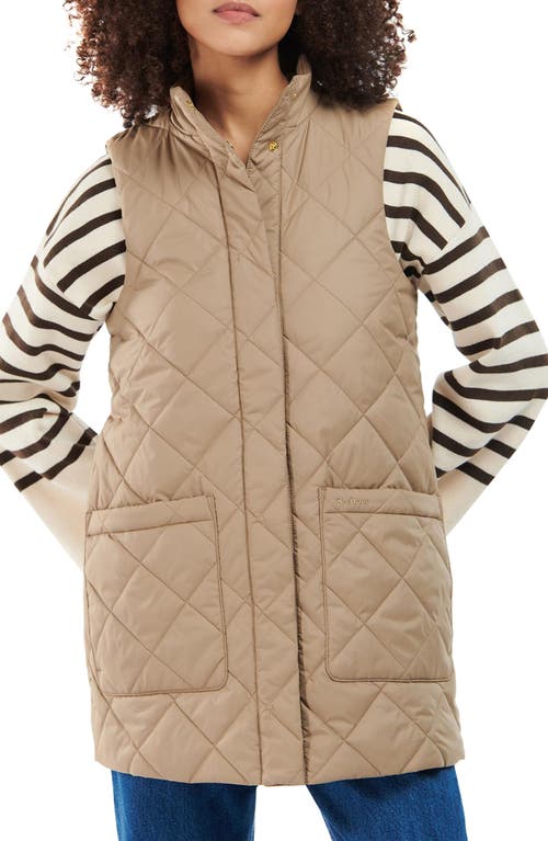 Barbour Cosmia Quilted Liner Vest in Rosewood