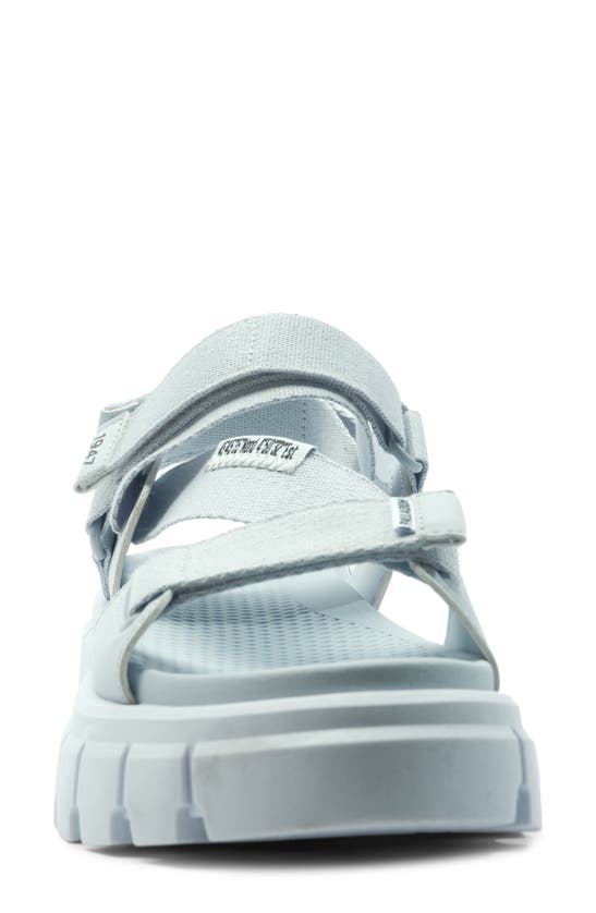 Palladium Revolt Mono Platform Sandal In Blue Art
