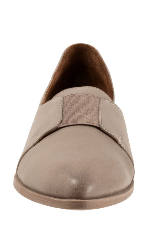 Bueno Brenda Half D'orsay Pointed Toe Flat In Grey