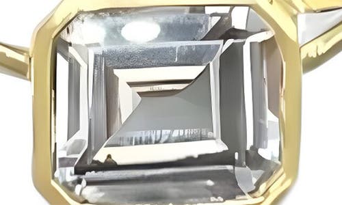 LESLIE PAIGE LESLIE PAIGE MIX-CUT TOPAZ HOOP EARRINGS