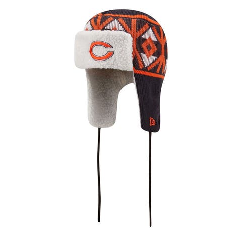 chicago bears knit hat with visor