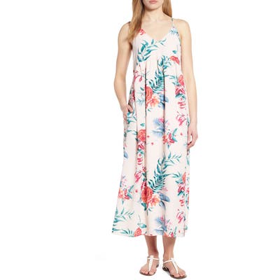 Petite Gibson X Hi Sugarplum! Palm Springs Festival Maxi Dress, Pink (Regular & Petite) (Nordstrom Exclusive)