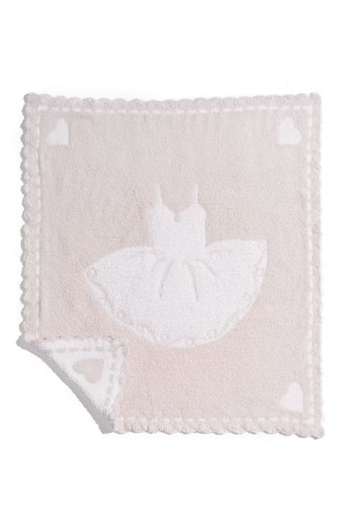 barefoot dreams Receiving Blanket in Pink/White at Nordstrom
