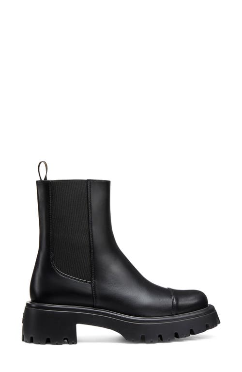 Shop Stuart Weitzman Emerson Chelsea Boot In Black