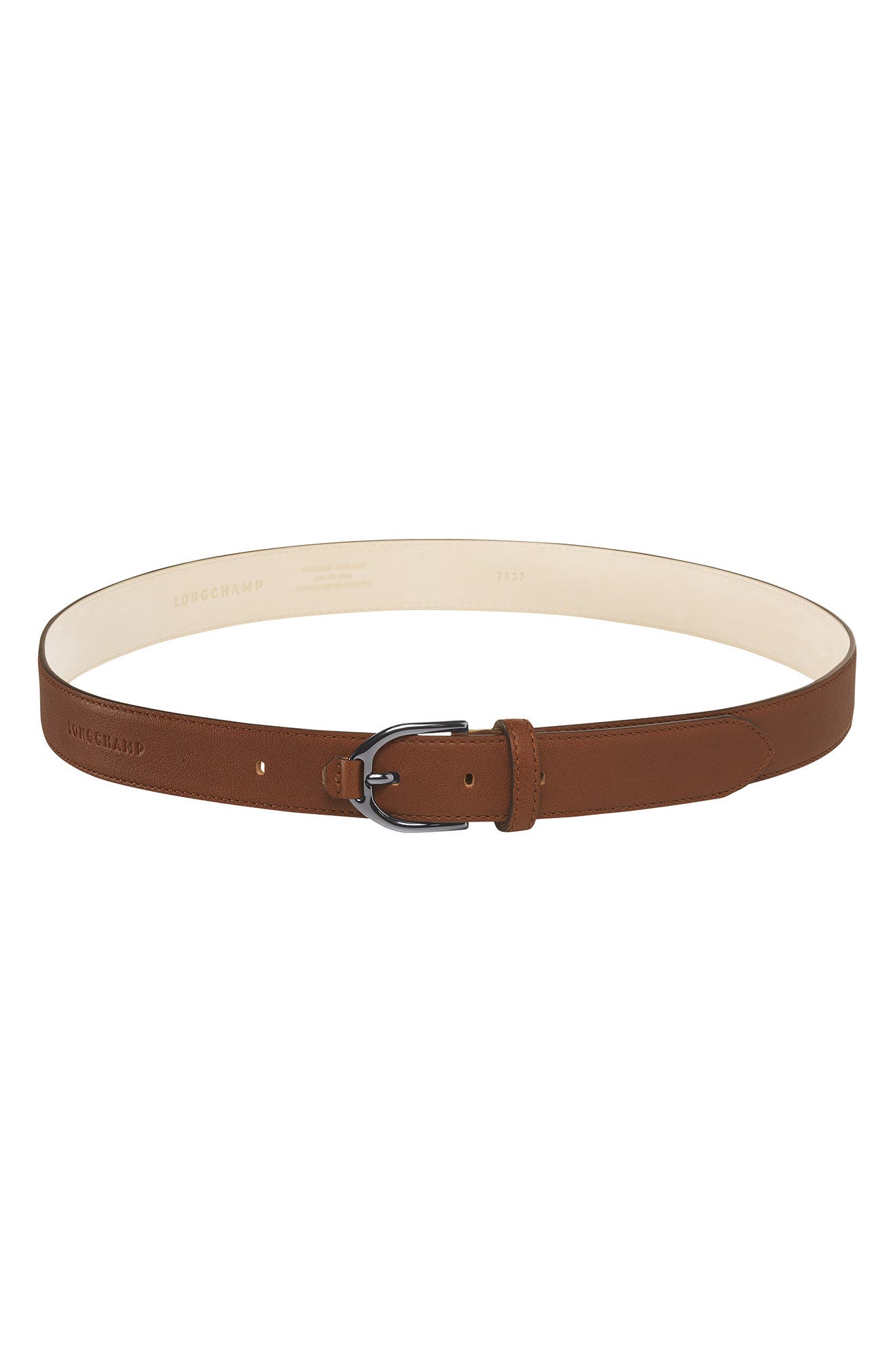 slim brown belt