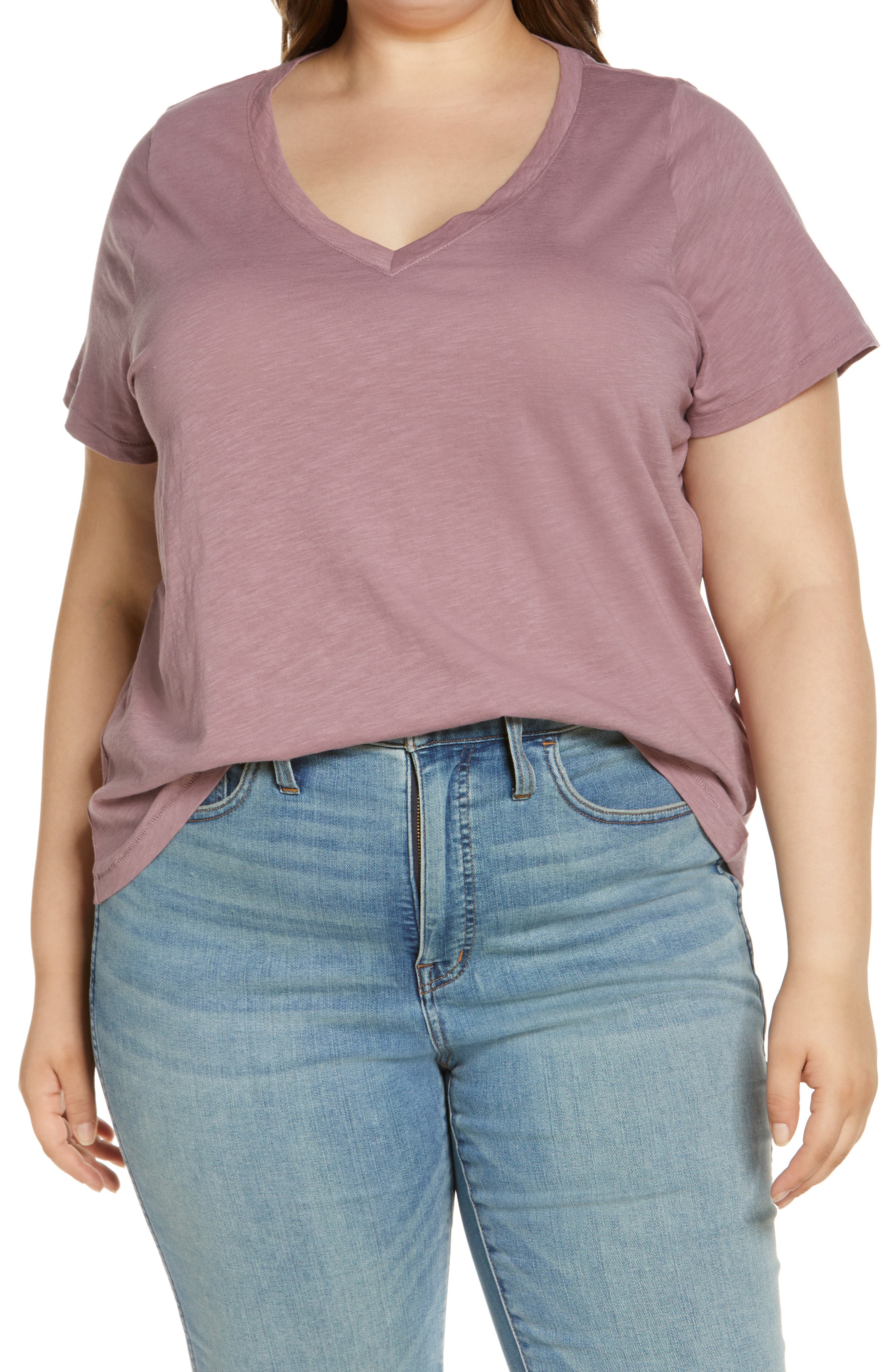 pink plus size tops