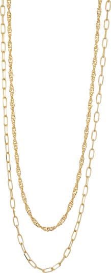 Argento Vivo Sterling Silver Layered Chain Necklace | Nordstrom