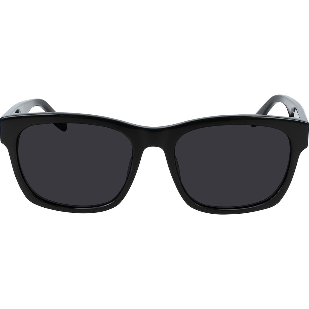 Converse All Star® 56mm Rectangle Sunglasses In Black