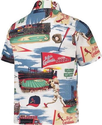St. Louis Cardinals Reyn Spooner Youth Scenic Button-Up Shirt - White
