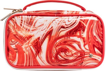 Stephanie Johnson Miami Tangerine Tango Clare Medium Makeup Case