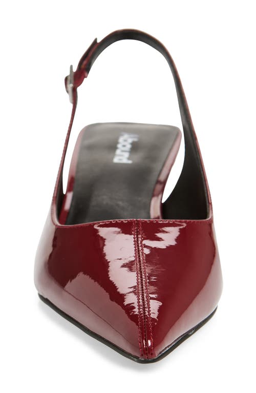 Abound Lidia Slingback Kitten Heel Pump In Red Grape