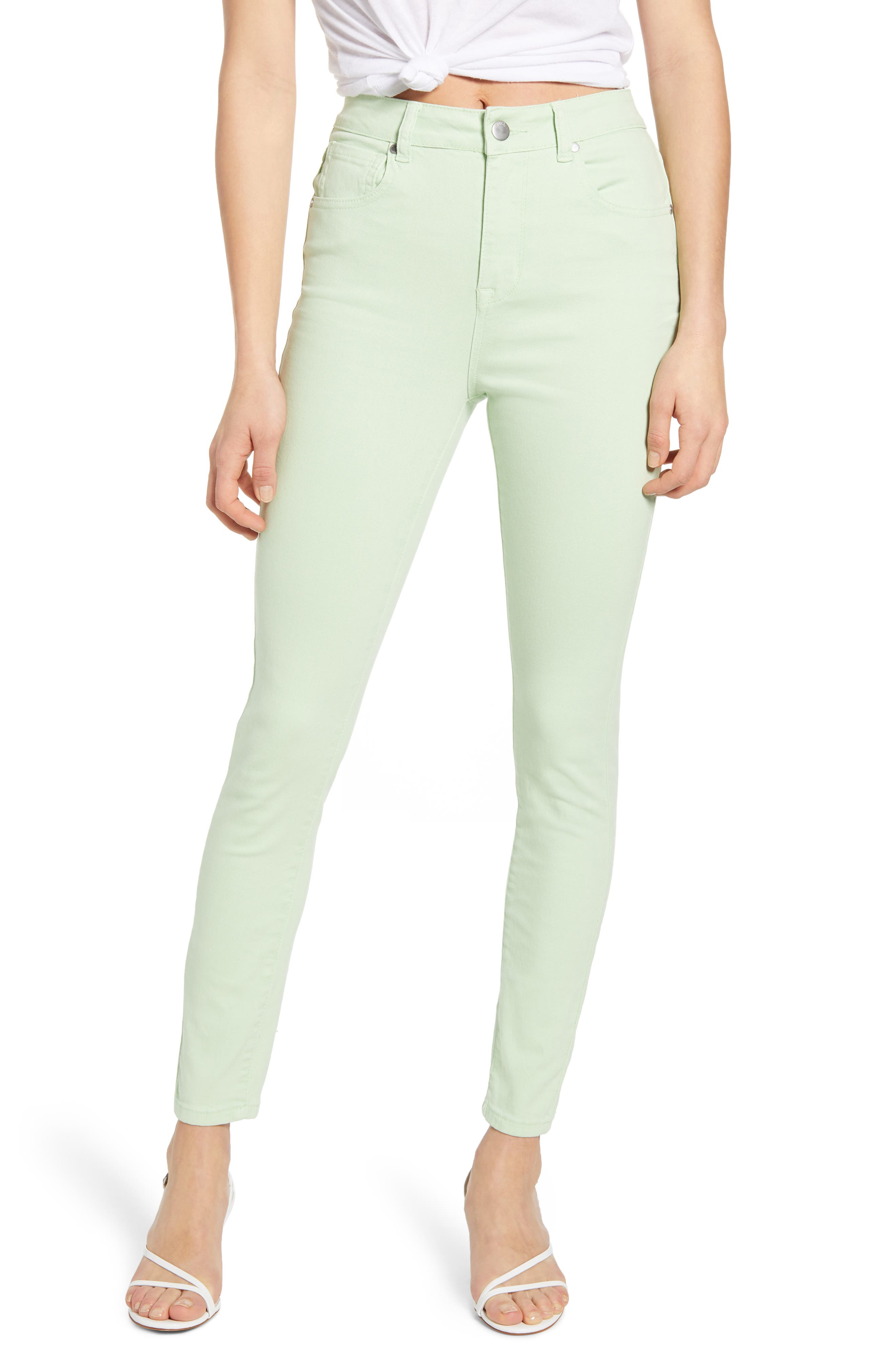 pistachio green jeans