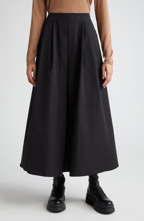 Max Mara Renoir Pleated Midi Skirt in Black at Nordstrom, Size 8